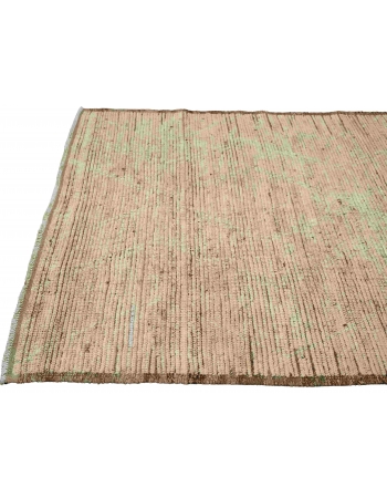 Neutral & Brown Modern Wool Rug - 4` 3″ x 5` 7″