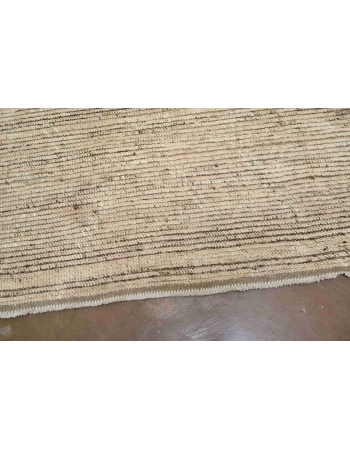 Neutral & Brown Modern Wool Rug - 4` 3″ x 5` 7″