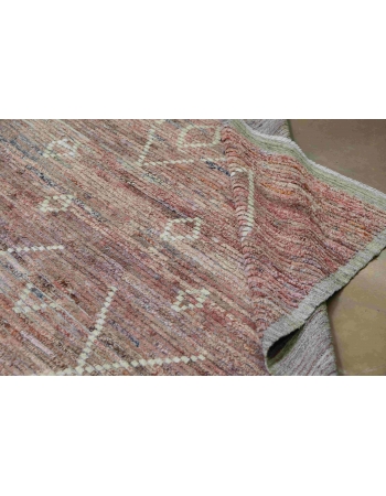 Light Aubergine Modern Wool Rug - 14` x 17`