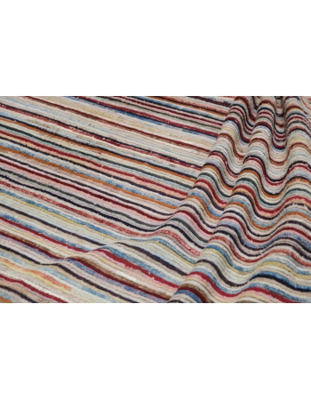 Multicolor Modern Wool Rug - 6` 8″ x 9` 7″