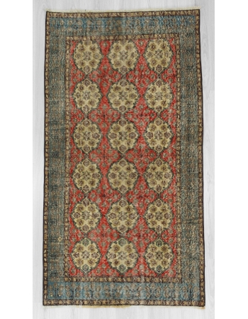 Vintage decorative Turkish rug