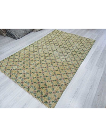 Vintage Turkish art deco rug
