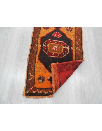 Vintage mini Turkish Kars rug