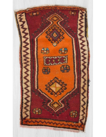 Vintage mini Turkish rug