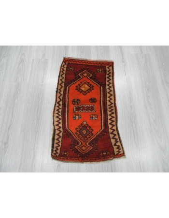 Vintage mini Turkish rug