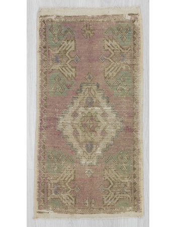 Distressed mini Turkish rug