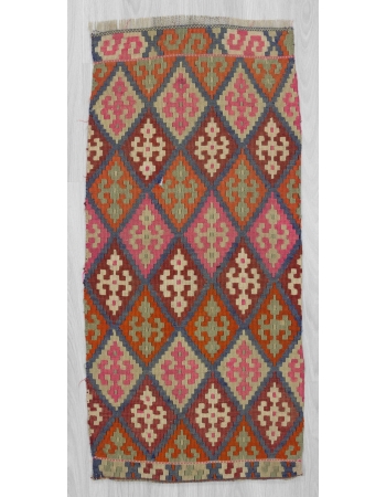 Vintage mini kilim rug