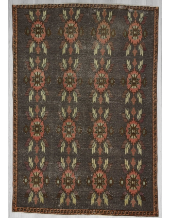 Vintage Turkish Kars rug