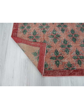 Vintage floral Turkish rug