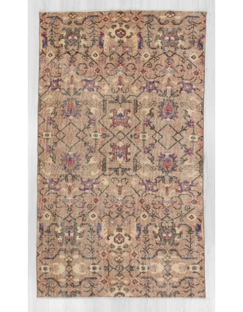 Vintage decorative Turkish rug