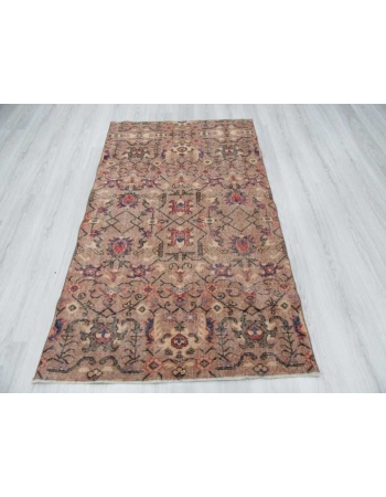 Vintage decorative Turkish rug