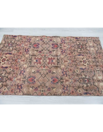 Vintage decorative Turkish rug