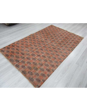 Vintage decorative Turkish rug