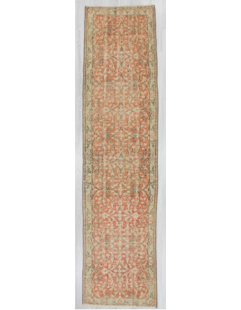 Vintage Turkish runner rug