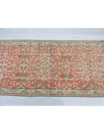 Vintage Turkish runner rug