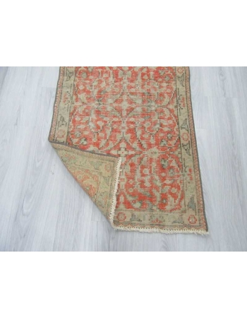 Vintage Turkish runner rug