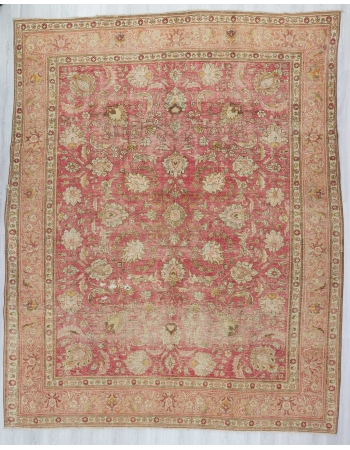 Oversized vintage Persian Tabriz rug
