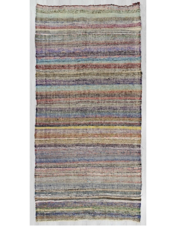 Vintage Turkish rag rug