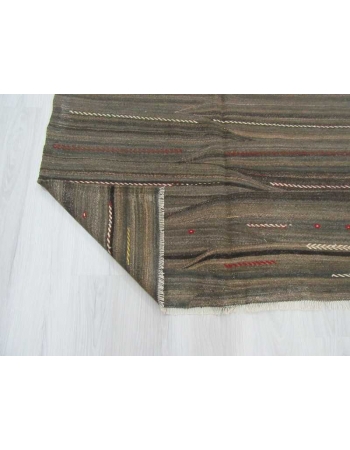 Vintage unique Turkish kilim rug