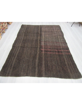 Vintage unique modern kilim rug