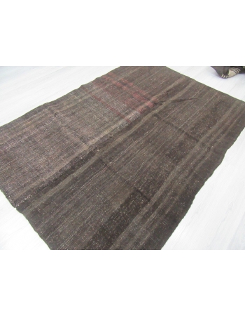 Vintage unique modern kilim rug