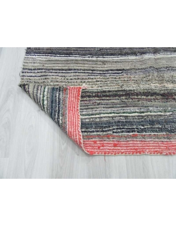 Vintage Turkish rag rug