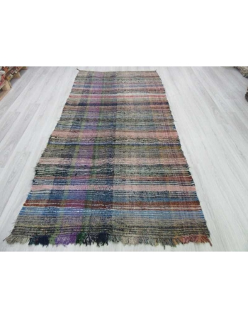 Vintage Turkish rag rug