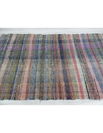 Vintage Turkish rag rug