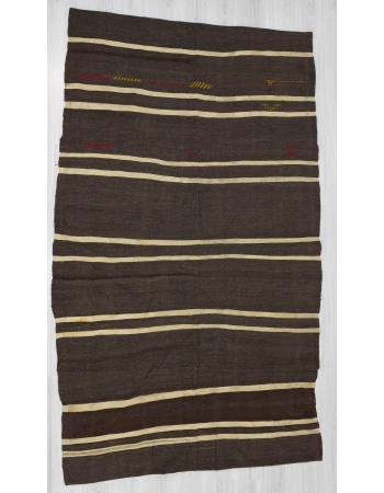 Vintage striped kilim rug