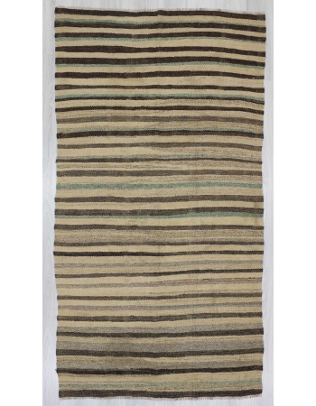 Striped vintage kilim rug