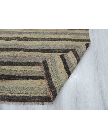 Striped vintage kilim rug