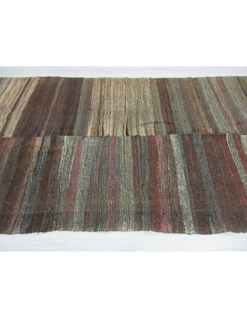 Vintage unique modern kilim rug