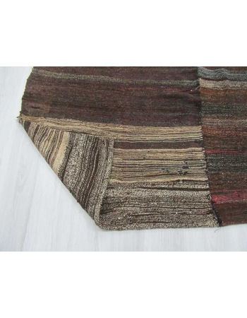 Vintage unique modern kilim rug