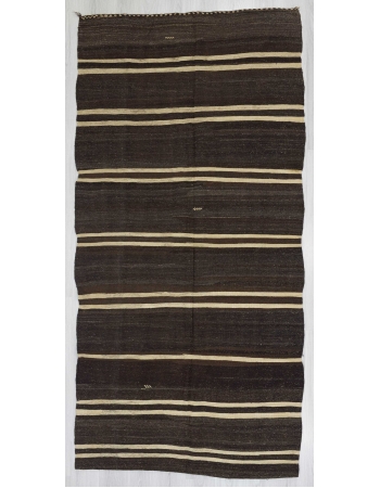 Vintage striped kilim rug