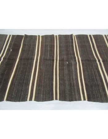 Vintage striped kilim rug