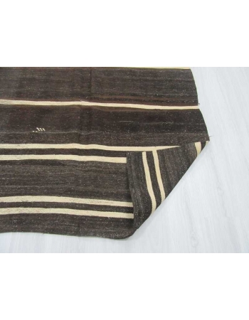 Vintage striped kilim rug