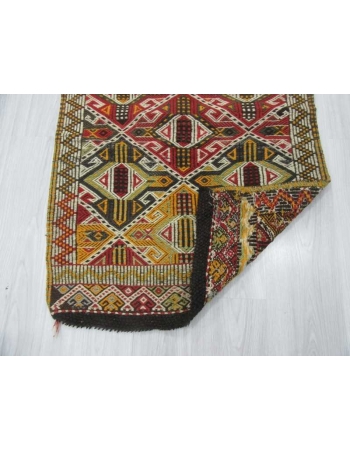 Vintage small kilim rug