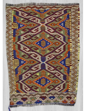 Vintage small mut kilim rug