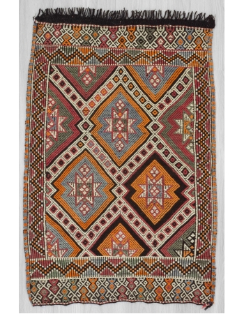 Small vintage kilim rug