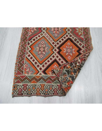 Small vintage kilim rug