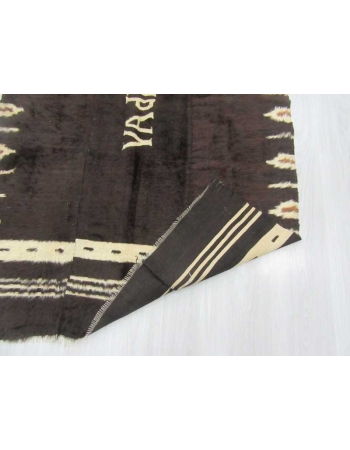 Vintage decorative Siirt blanket kilim rug