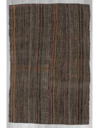 Vintage modern Turkish kilim rug