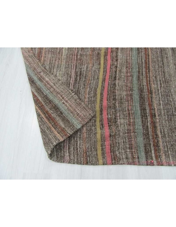 Vintage modern Turkish kilim rug