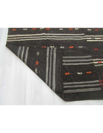 Black Vintage kilim rug