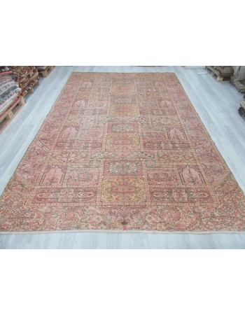 Vintage unique large Turkish Kayseri rug