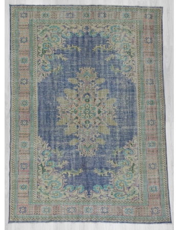 Vintage large Turkish Oushak rug