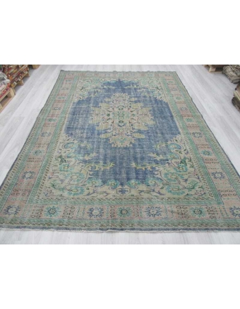 Vintage large Turkish Oushak rug