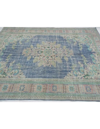 Vintage large Turkish Oushak rug