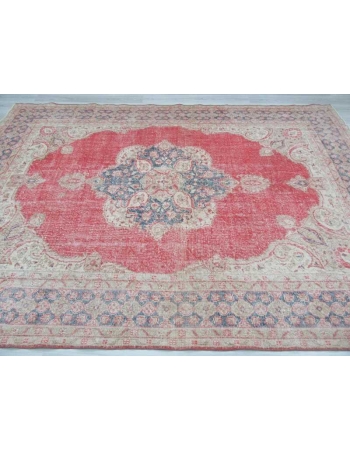 Vintage large Turkish Oushak rug