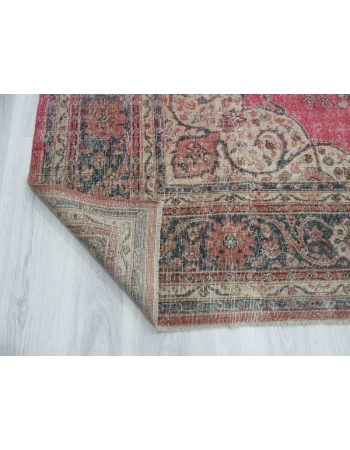 Large vintage Turkish Oushak rug